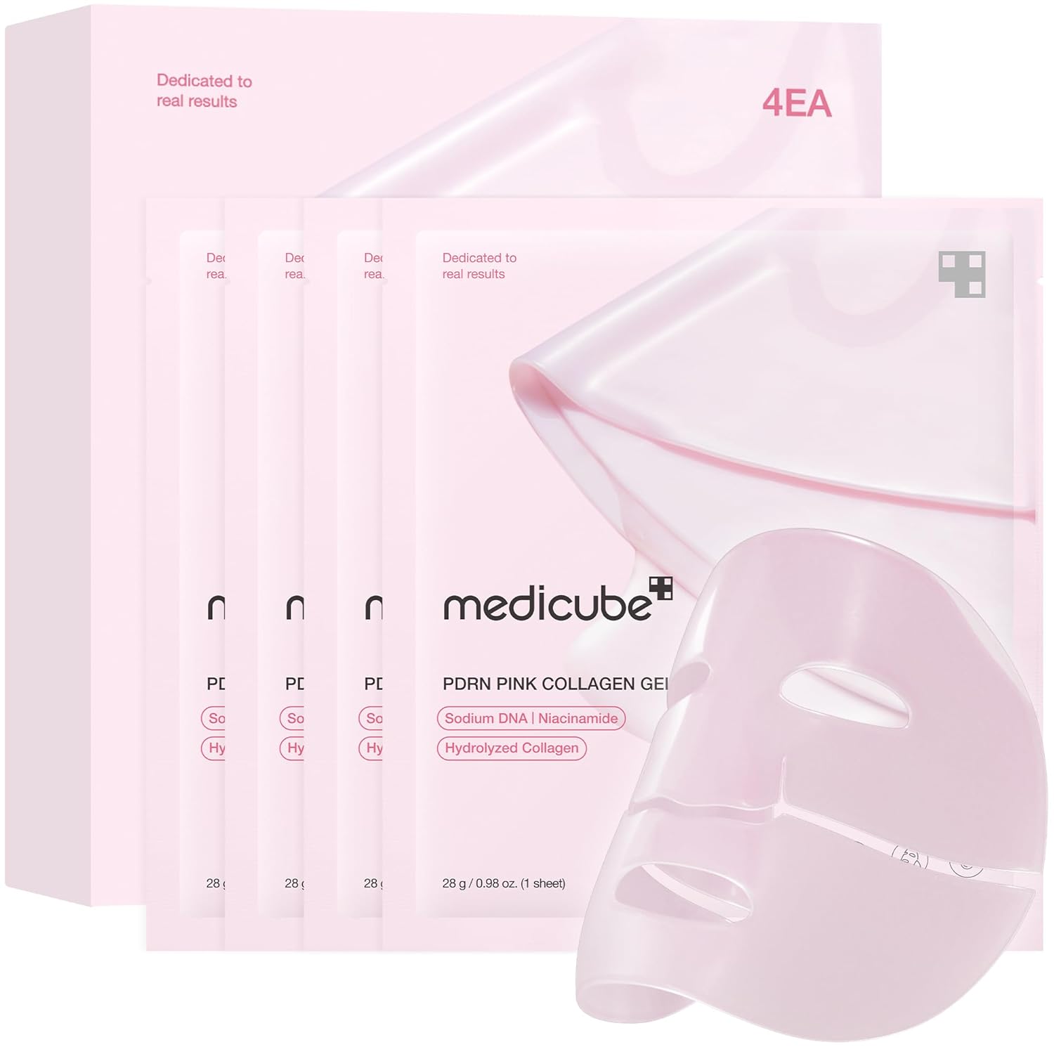 MEDICUBE - PDRN Pink Collagen Gel Mask Set of 4