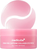 MEDICUBE PDRN Pink Caffeine Collagen Eye Patch (60 Patches) K-Beauty 85g