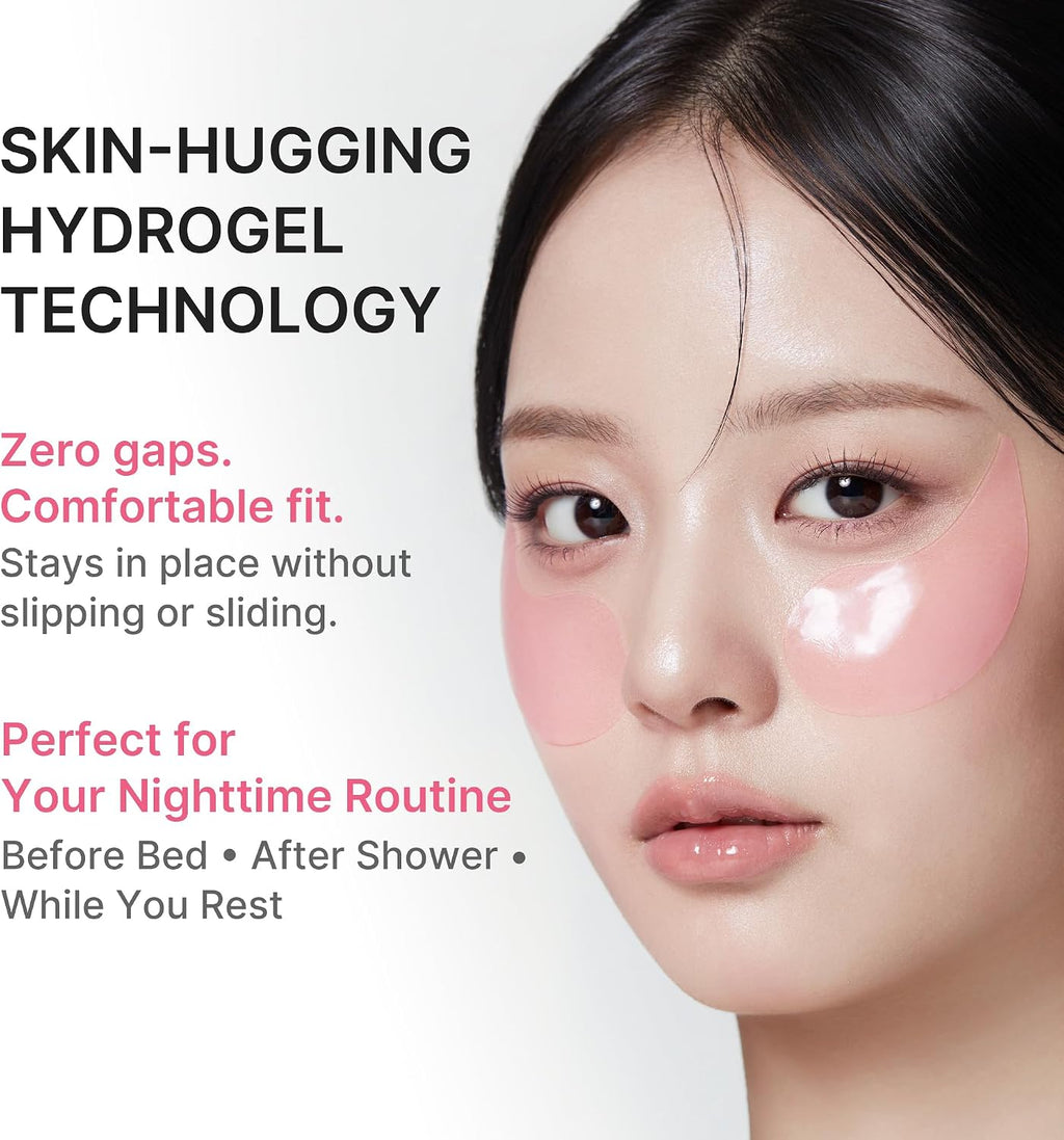 MEDICUBE PDRN Pink Caffeine Collagen Eye Patch (60 Patches) K-Beauty 85g