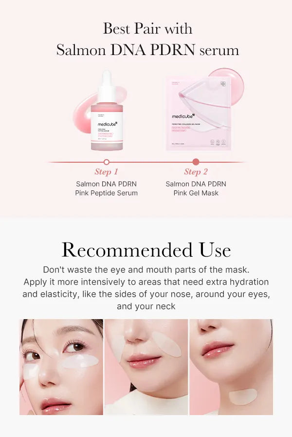 MEDICUBE - PDRN Pink Collagen Gel Mask Set of 4